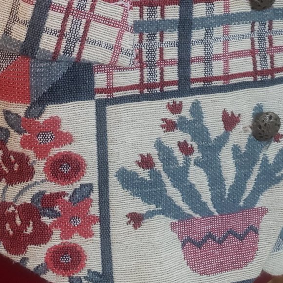 Vintage Tapestry Patchwork Vest - Picture 3 of 10
